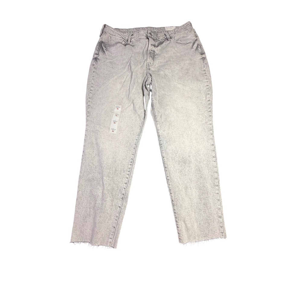 Old Navy High-Rise Straight Leg Ankle Jeans Secret-Slim Pockets Size 18